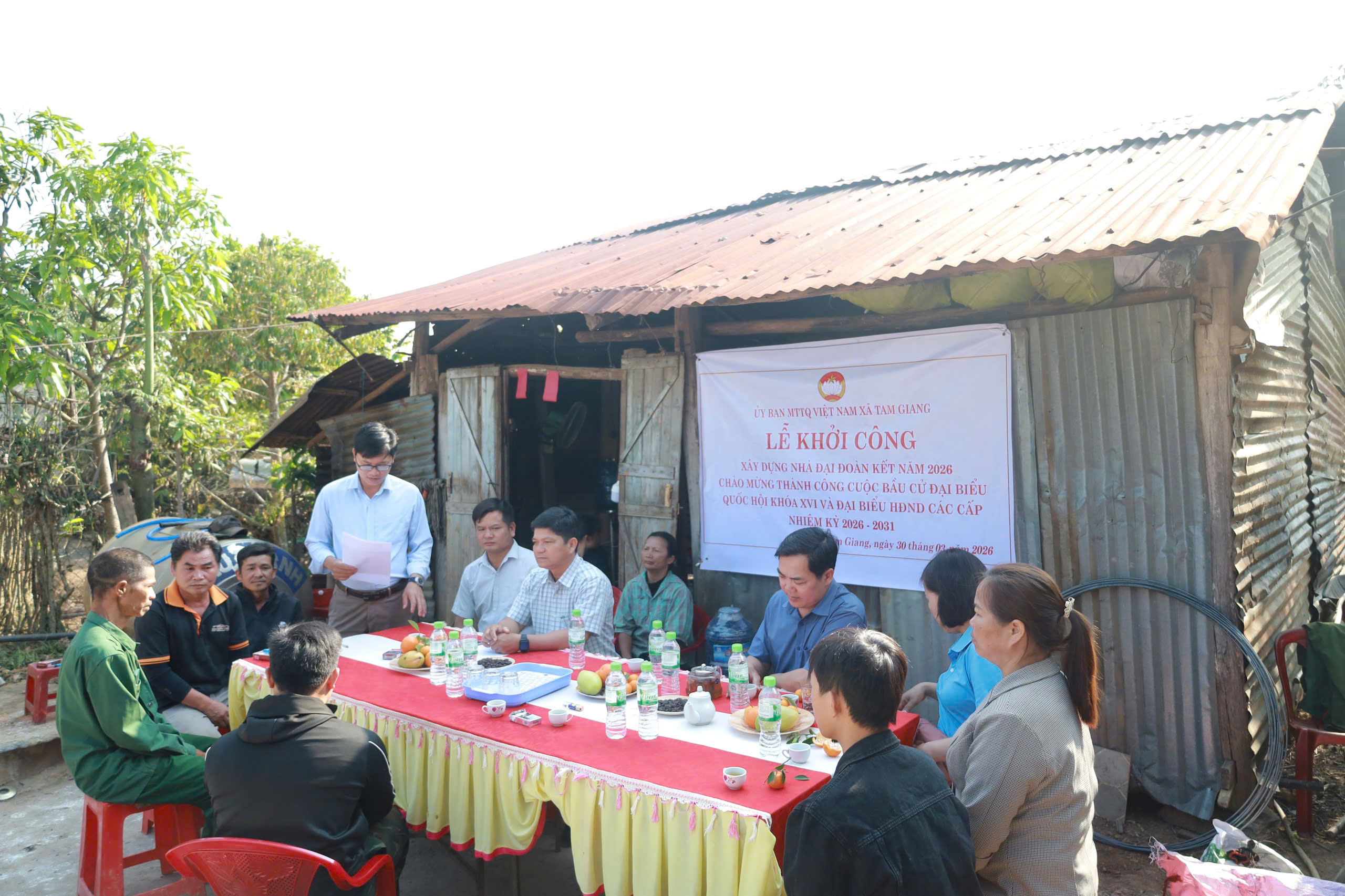 Xã Tam Giang, tỉnh Đăk Lăk: Lễ khởi công xây nhà Đại đoàn kết tại thôn Tam Lập